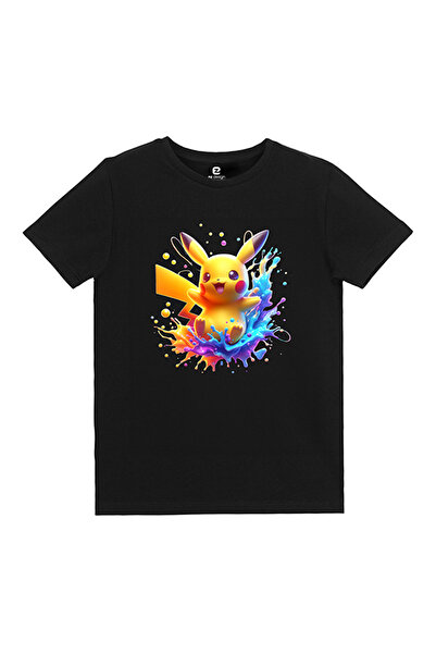 EZ Design تي شيرت مطبوع بيكاتشو