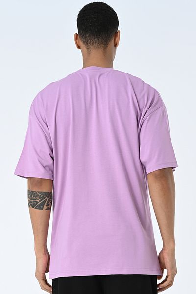 AMAZING CRASH Ανδρικό μπλουζάκι με κοντό μανίκι Basic Crew Neck Oversize