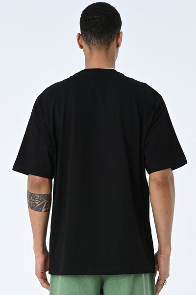 AMAZING CRASH Ανδρικό μπλουζάκι με κοντό μανίκι Basic Crew Neck Oversize
