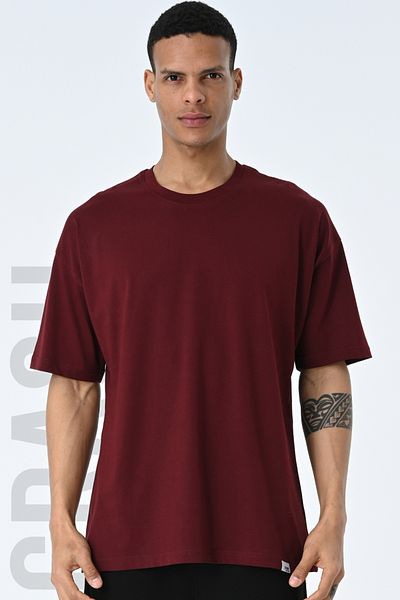 AMAZING CRASH Ανδρικό μπλουζάκι με κοντό μανίκι Basic Crew Neck Oversize