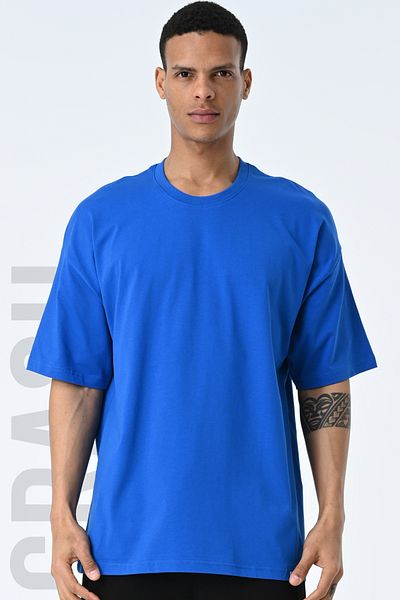 AMAZING CRASH Tricou de bază pentru bărbați, cu mânecă scurtă, cu decolteu rotund