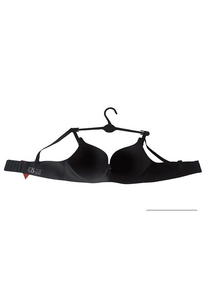 F.K FK BALENLI HALF SUPPORTED LASER CUT BRA-BLACK
