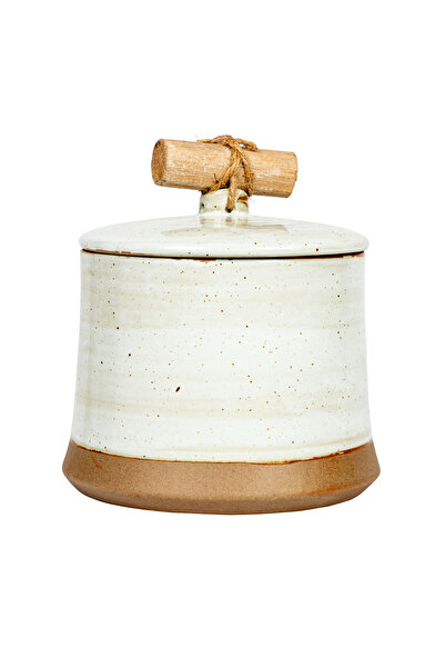 Warm Design Jar with Wooden Handle