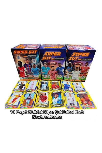 Emrah Gültekin سوبر شوت 2024 الثاني الدائرة (10 أكياس 20 قطعة) نقلات جديدة بط...