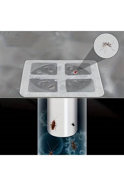 isgstore Main Shop 10 Pieces Adhesive Disposable Bathroom Drain Hair Catcher and Kitchen Sink Strainer M-740