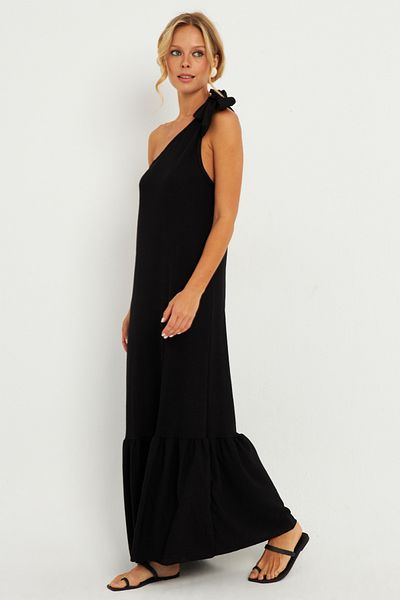 Cool & Sexy Rochie midi neagră pentru femei EY2800