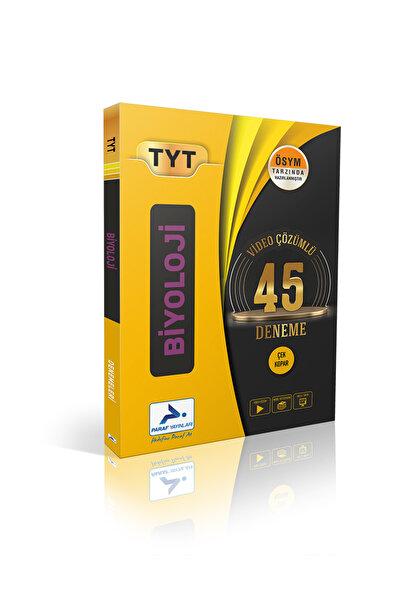 paraf yayınları PARAF TYT BİYOLOJİ VİDEO ÇÖZÜMLÜ 45 DENEME