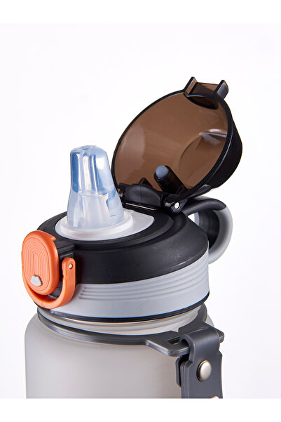 Comprox Motivational Luxury Water Bottle 1LT Water Bottle with Straw 1000ml HQ POLYCARBON Sports Gym Water Bottle BPA Free