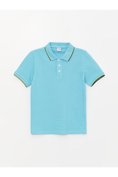 LC Waikiki Tricou pentru băiat LCW Polo Guler Basic cu mânecă scurtă