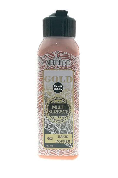 Artdeco Gold Multi Surface Satin Akrilik Boya 140ml 503 Bakır
