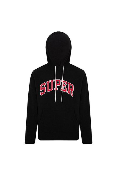 Superfly Hooded Men's Fleece Sweatshirt SPF101232320702 Black-L