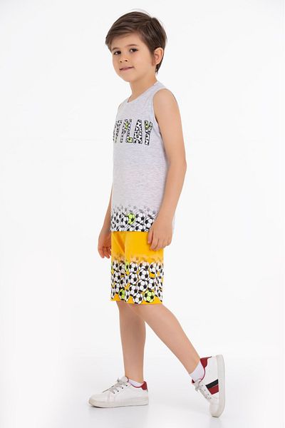 CiciTime Çocuk Modası Boy's Casual Set - Summer Shorts and Capris