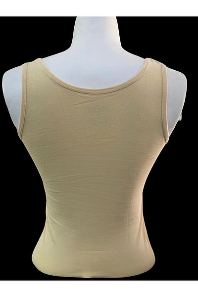 Kolcu Women's Thick Strap Cotton Lycra Undershirt - Kb2541