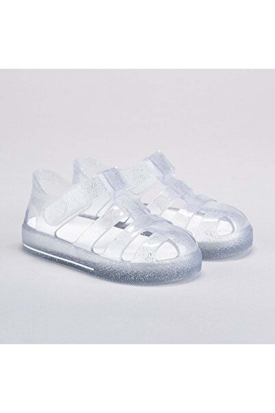 IGOR Star Glitter-Transparent Glittery Children's Velcro Sandals