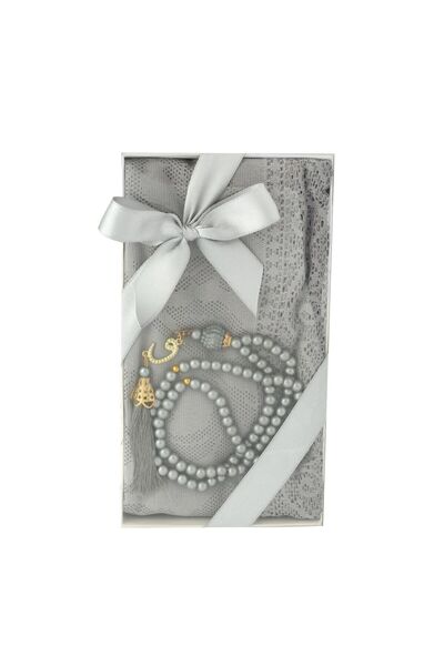 ENSARHAC-UMRE MALZEMELERİ Hediyelik Şal Tesbih Seti