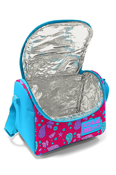 Coral High Cutie de prânz termică cu model de sirenă, albastru, roz, pentru copii 11858