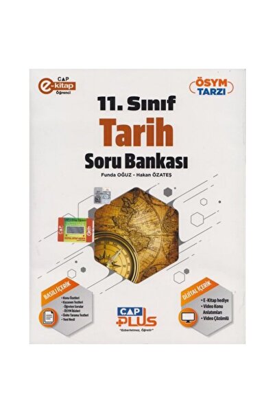 Çap Yayınları Çap 11. Sınıf Tarih Soru Bankası Ayraç Hediyeli Fenomen Önerili