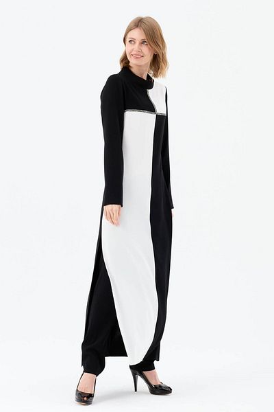 Esswaap Side Slit Trousers Set Black
