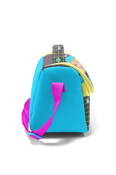 Coral High Kids Gray Blue Pink Anime Patterned Thermo Lunchbox 11737