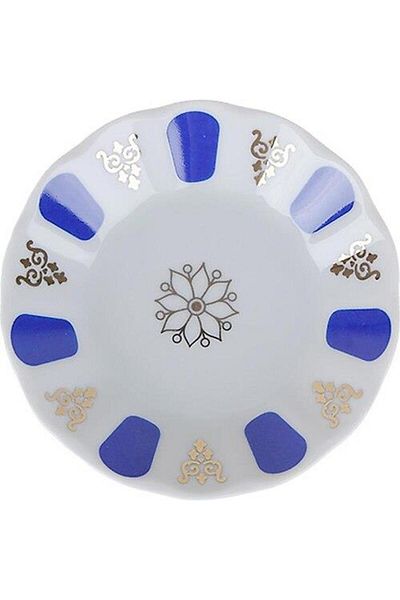 Porland Blue Gilded Tea Plate 11 Cm Akyüzhome
