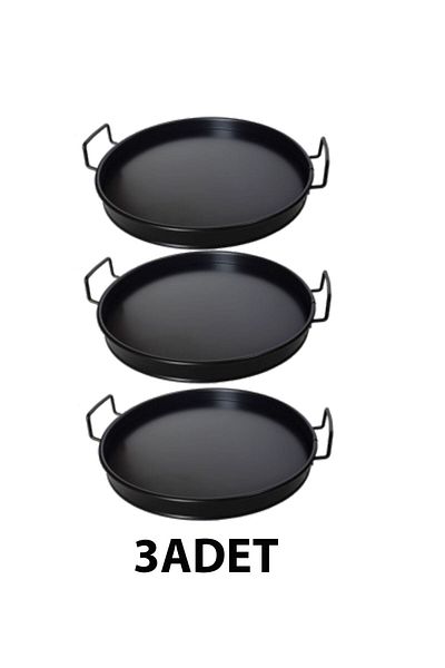 EVSTYLE 27 CM METAL HANDLE PRESENTATION TABLE (3 PIECES)