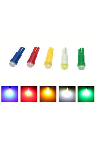 Fardoktoru T5 Led Oto Kilometre Kadran Ampulü Mavi 10 Adet