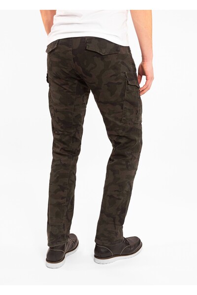 Tech90 Kevlar Kamuflak Motosiklet Pantolonu Cargo Stroker 5005