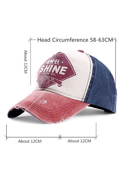 Mood Agenda Unisex Distressed Jewel Shine Adjustable Baseball Cap Hats Baseball Hat