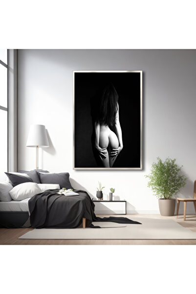 TrendCanvasArt Yelkenli Gemi ve Deniz Kanvas Tablo, Denizdeki Gemi Asmaya Haz...