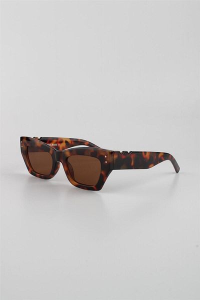 Silvio Monetti UV400 Filter Leopard Matte Women's Sunglasses -615259