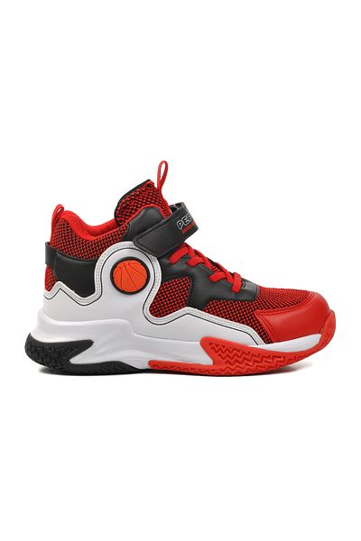 pepino Red White Black Kids Basketball Shoes