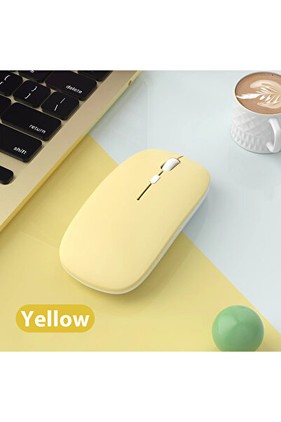 TEKNETSTORE Macbook/Huawei/Samsung/Lenovo Uyumlu Şarj Edilebilir Sessiz Mouse Wifi Kablosuz Mouse Fare