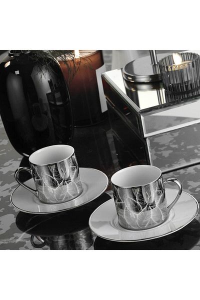 Kütahya Porselen Coffee Set for 2 People