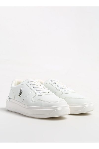 U.S. Polo Assn. U.S. Polo Assn. Women's White Sneakers a 10153231412010