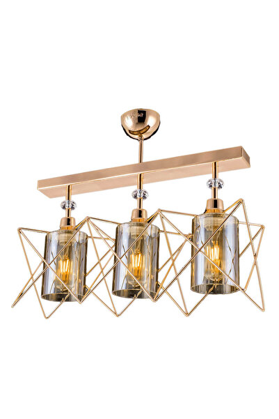 Sedef Avize Sedef 9320-3 GD 3'lü Avize - Altın