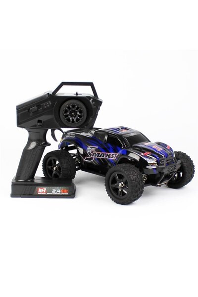 REMO 1635 1/16 Ölçek, 4wd Road Monster Truck (SMAX) Mavi Kaportalı, Fırçasız ...