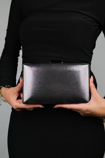 LuviShoes TORONTO Abendtasche aus Platingips für Damen