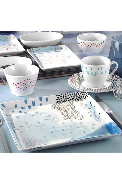 Kütahya Porselen Tan 32 Piece Breakfast Set 12076