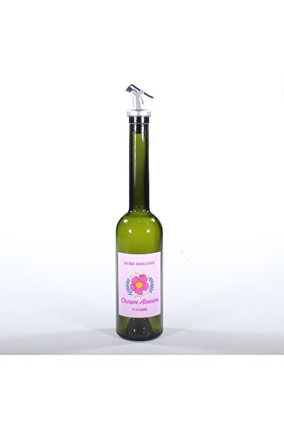 zeytunca Anneler Günü Konseptli Hediyelik Yağdanlık Sosluk Sirkelik 500 ml Ak...