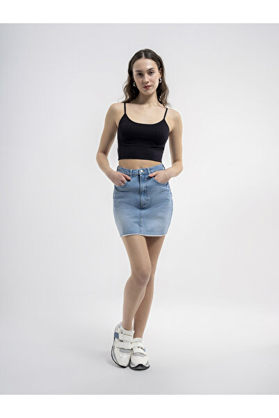 Loft Kadın Mavi Etek - Lf2036210