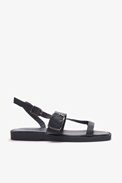 Louis Cardy Torli Чорні жіночі сандалі з натуральної шкіри