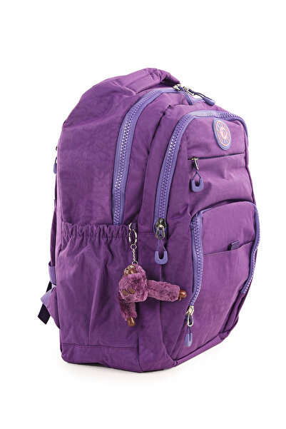 bizoon Np292 Unisex Purple Backpack - Waterproof, Daily School Travel