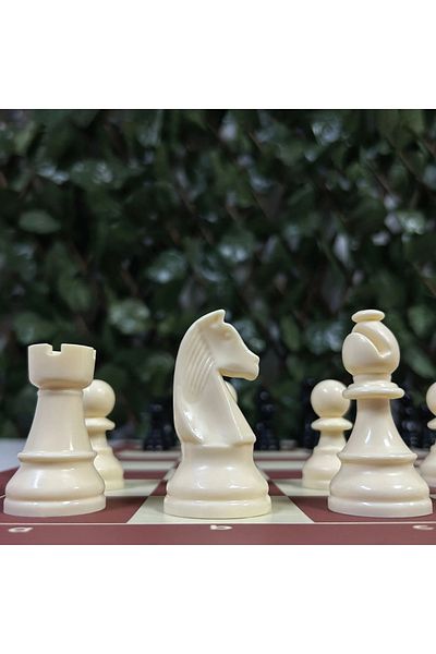 Yeni Satranç 85mm Professional Chess Piece - 400gr Double Queen