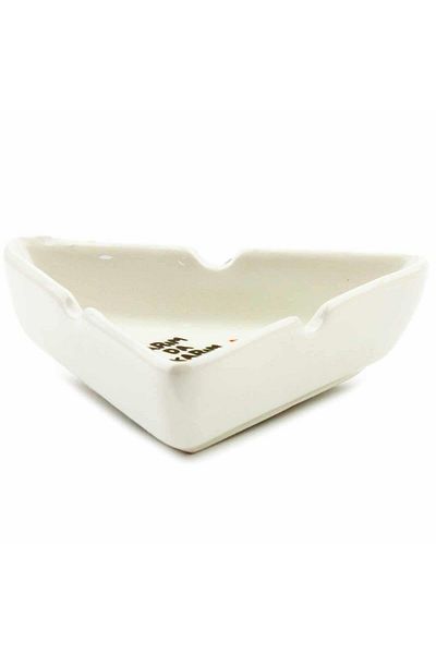 PALTO TASARIM Triangle Ceramic Ashtray - Trouble Horses Removal