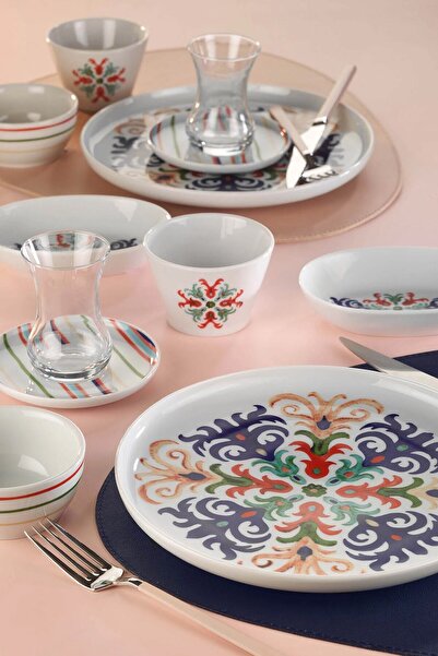 Kütahya Porselen Mood 30 Piece Breakfast Set 12077