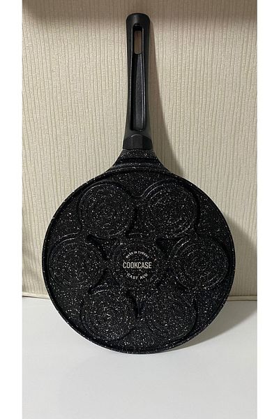 COOKCASE Emoji Cast Granite Pancake Pan 26cm