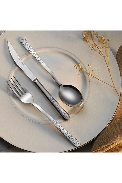 Kütahya Porselen Luna 84 Piece Ckb Set Plain