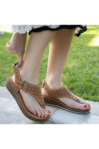 CONSUELO Ortopedik Deri Kadın Sandalet 11390