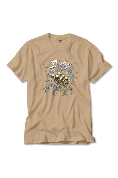 Z zepplin Savatage Power Of The Night Cream T-Shirt