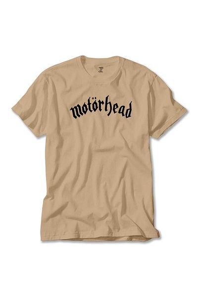 Z zepplin Κείμενο λογότυπου Motörhead Λευκό κρεμ μπλουζάκι